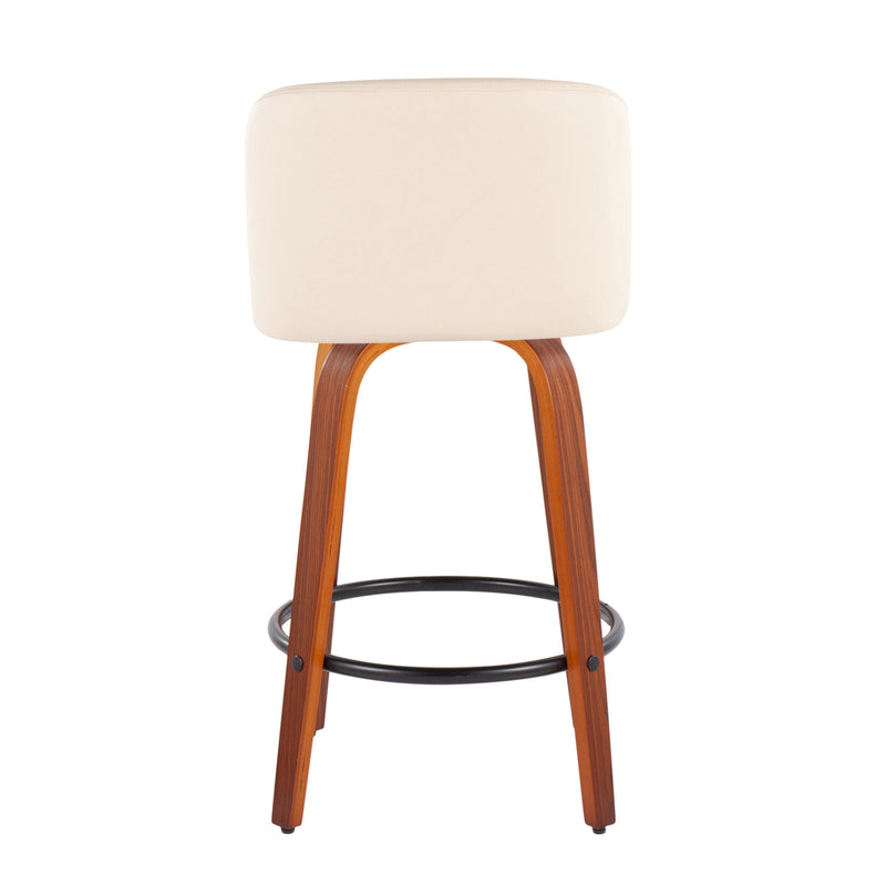 Toriano - Mid Century Modern, Counter Stool (Set of 2)