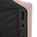 Flanner - Contemporary Fabric Upholstered Twin Headboard - Blush