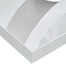 Contemporary Style Glass Top Coffee Table