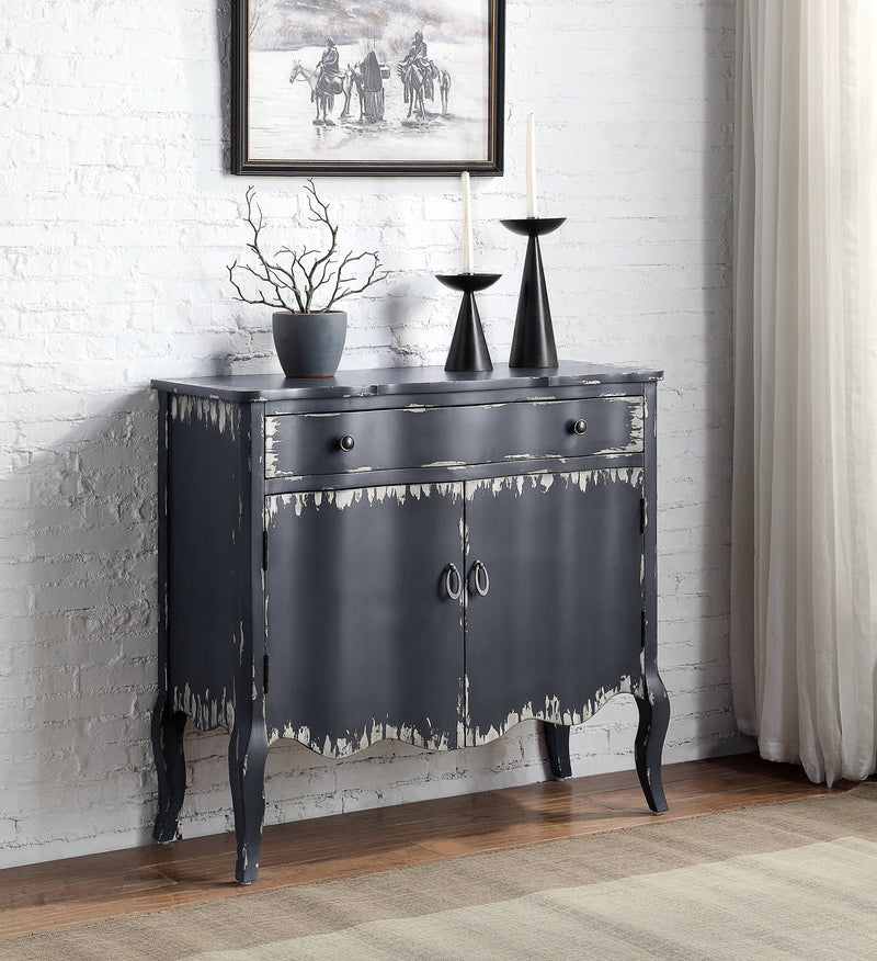 Deianira - Antique Console Cabinet - Gray