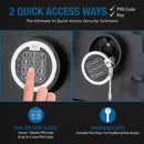 Large Locker Depository Safe With Digital Keypad 0 72 0 78 Cubic Ft - Black