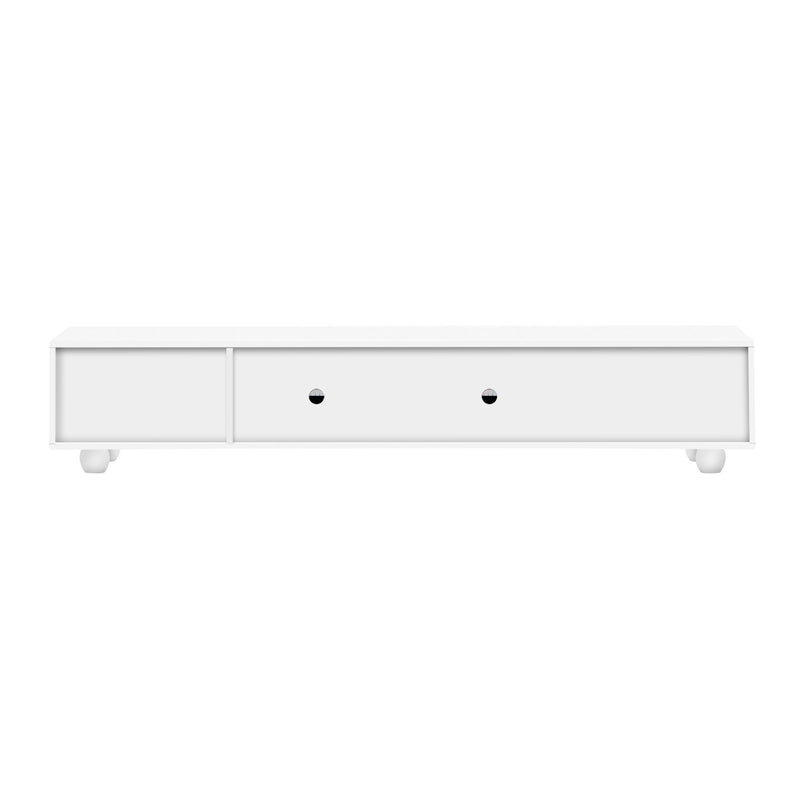 Modern TV Stand For TVs Up To 80", 2 Drawers And Cabinet