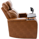 Power Motion Recliner Electric Power Recliner With USB Charging Port, Hidden Arm Storage, Convenient Cup Holder And Bluetooth Speaker