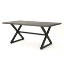 Rolando - Outdoor Aluminum Dining Table With Steel Frame