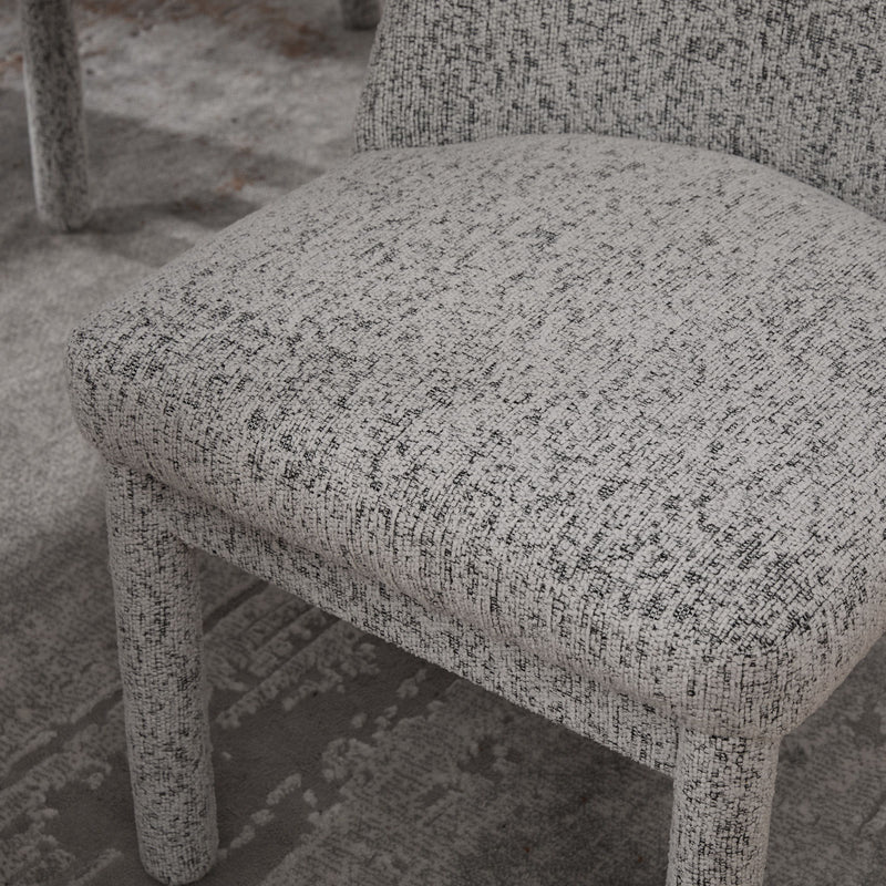 Wide Minimalist Dining Chair