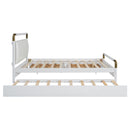 Storage Platform Bed, With 2 Big Drawers, Trundle