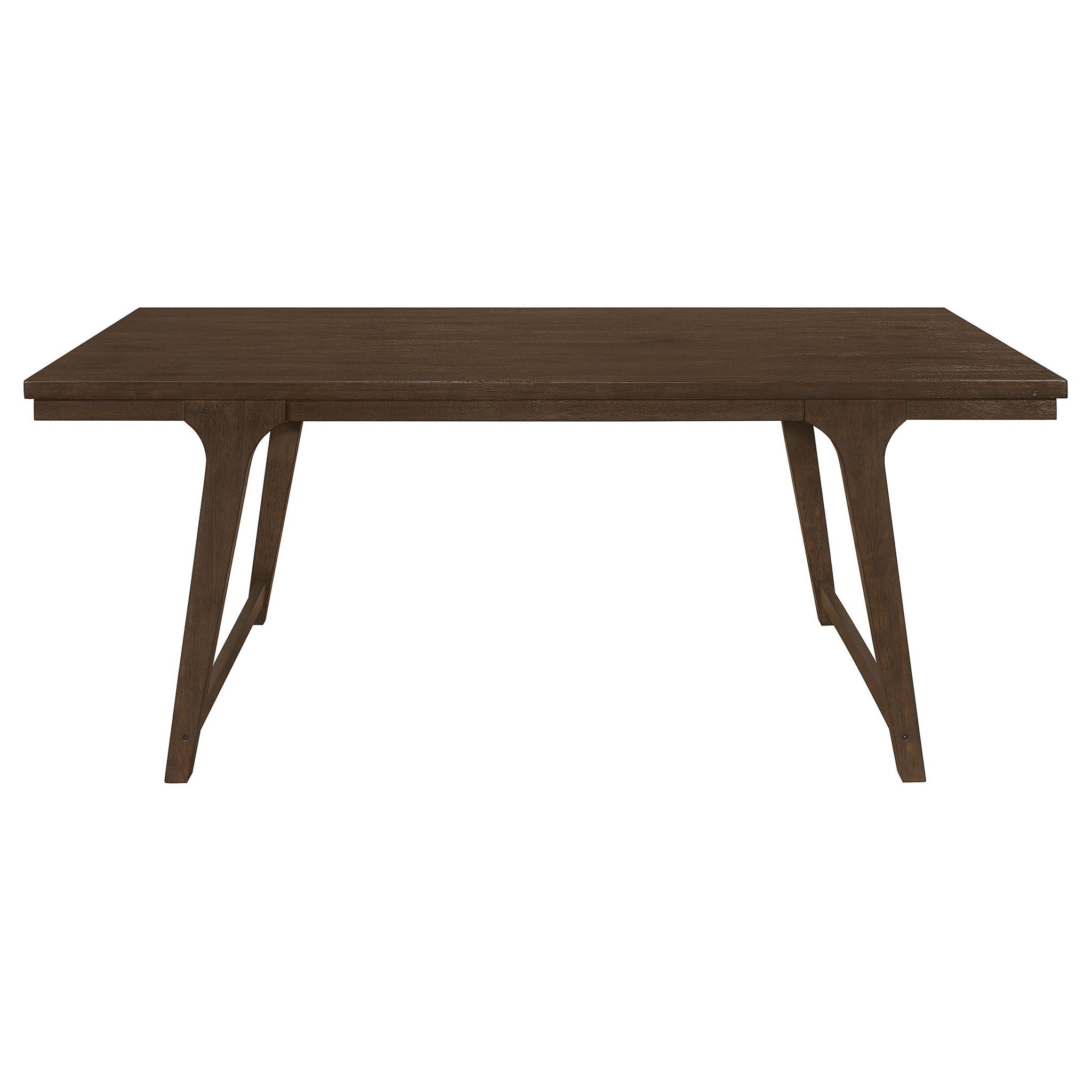 Reynolds Rectangular 79-inch Wood Dining Table Brown Oak
