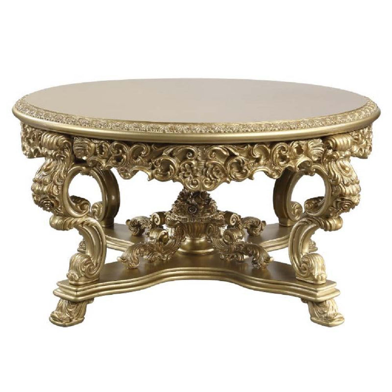 Bernadette - Dining Table - Gold Finish - 32"