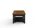 Essex - Coffee Table - Black, Whiskey
