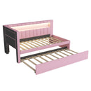 Upholstered Platform Bed With USB Ports And LED Belt