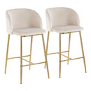 Fran - Contemporary Counter Stool (Set of 2)