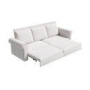 Pull Out Sofa Bed 3 In 1 Velvet Convertible Sleeper Sofa With Nailhead Trim & Rolled Arm, Multi Functional