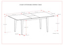 Colby - Dining Table, Contemporary