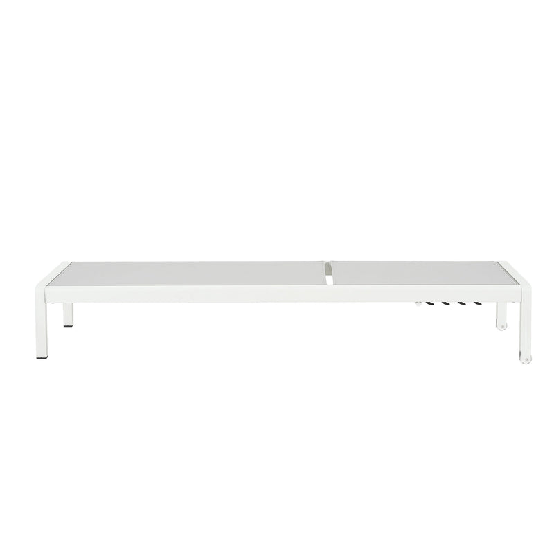 Outdoor Patio Chaise Lounge With 5 Reclining Positions