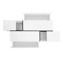 Extendable Coffee Table With 2 Hidden Storage Space And 2 Drawers For Living Room