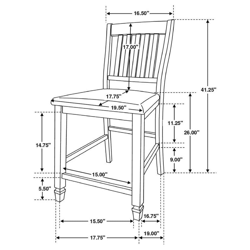 Sarasota - Drop Leaf Counter Dining Set