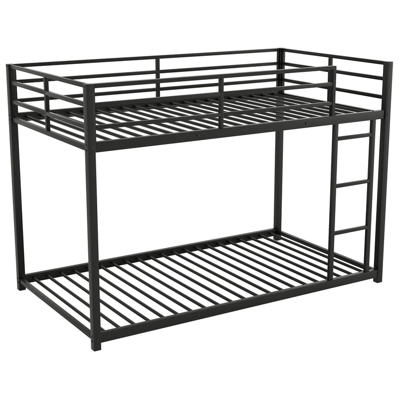 Metal Bunk Bed, Low Bunk Bed With Ladder