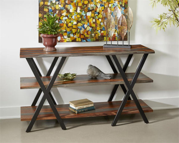 Forrest Rustic Industrial Style Console Table