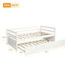 Twin Daybed With Trundle Frame Set