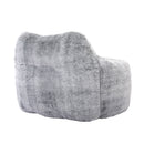 Beanbag Sofa Chair With Armrests Stuffed High Density Foam