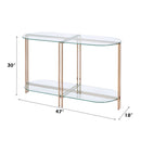 Veises - Sofa Table - Champagne