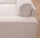 Luxe - Corduroy Sofa With Sleek Design, Spacious And Comfortable 3 Seater Couch