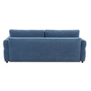 Haran - Sofa With Sleeper - Blue Fabric