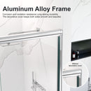 Modern Semi Frameless Double Sliding Shower Door