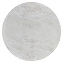 Raquel - Side Table - Antique Brass / White