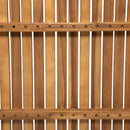 Outdoor Dining Table With Slatted Top, Ideal For Patio