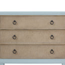 3 Drawers Hall Chest With Cane Fronts