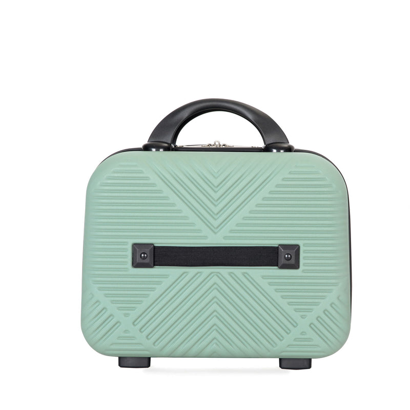 4 Piece Lightweight Suitcase, Makeup Box, Aircraft Wheels