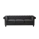 Chesterfield Style 3 Seater Sofa With Deep Button Tufting