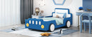 Race Car Shaped Platform Bed With Wheels