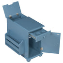 Vintage Flip Top Side Table With USB Ports