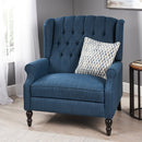 Dunham - Contemporary Fabric Tufted Oversized Pushback Recliner