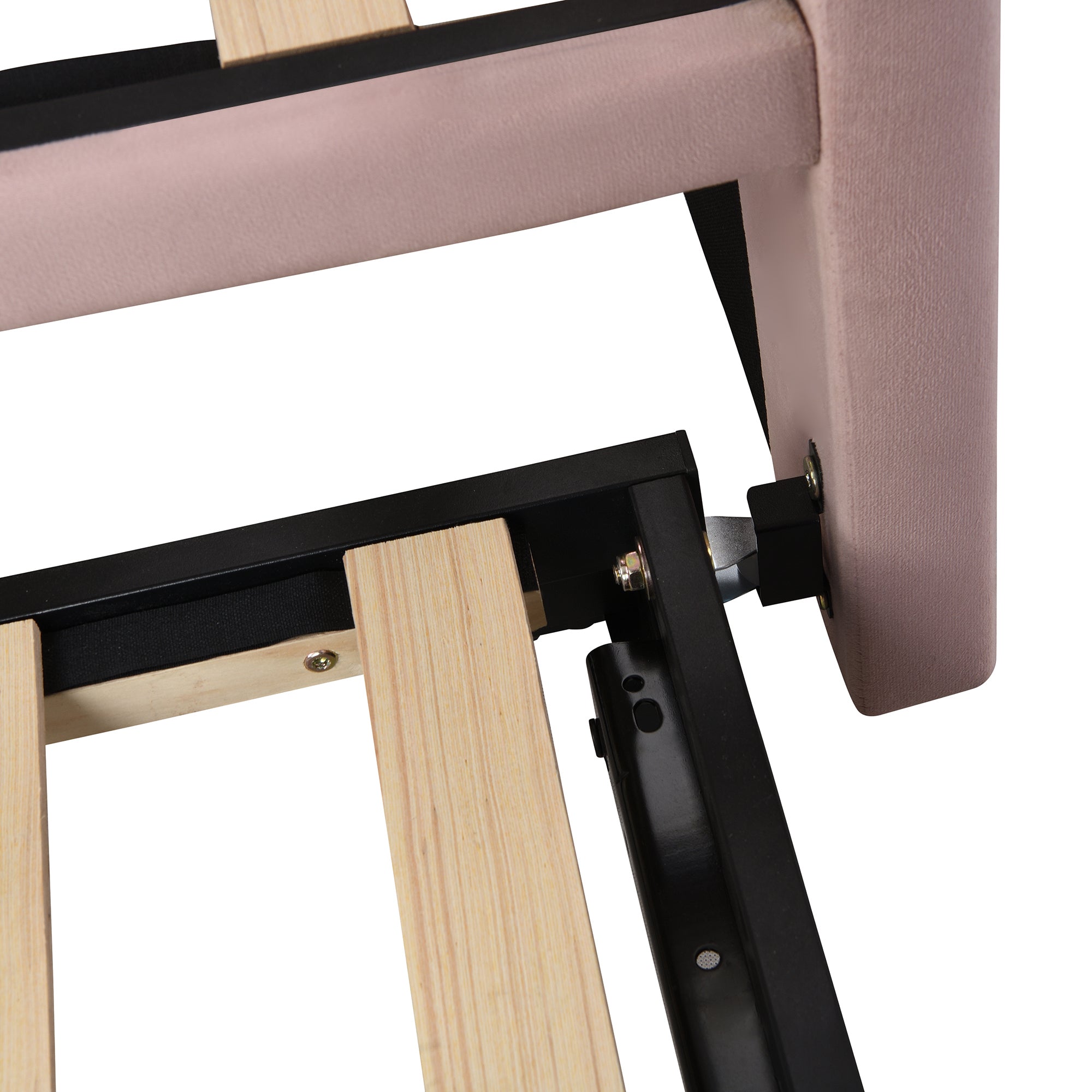 Twin Size Upholstered daybed with Pop Up Trundle, Pink - Atlantic Fine Furniture Melbourne FL