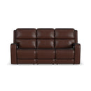 Oasis - Power Reclining Sofa With Power Headrests, Lumbar, Heat & Massage