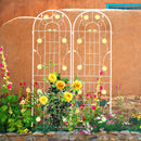 Metal Garden Trellis Rustproof Trellis For Climbing Plant Outdoor Flower Support