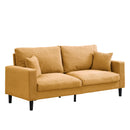 Modern Upholstered 2 Piece Sofa Set With 3 Seater And 2 Seater