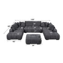 Chosen - Sectional Sofa With 3 Pillows