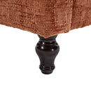 Chenille 2 Seater Sofa With LED Light, USB Charging Port, And Storage Bag