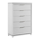 Denmark - 5-Drawer Chest - White