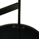 Modern Rectangular Rock Plate Coffee Table Open Space Design Golden Metal Frame Minimalist Living Room Center Table For Lounge Office - Black White