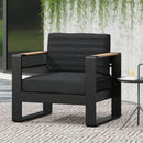 Giovanna - Club Chair Set With Aluminum Frame