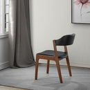 Enzo - Dining Chair (Set of 2) - Black / Brown