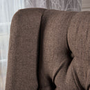 Sophisticated Tufted Dining Chair With High Back Design