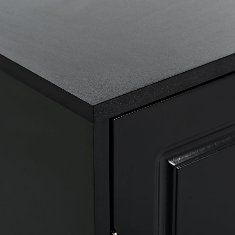 Sleek And Modern Shoe Cabinet With Adjustable Shelves, Space Saving Design