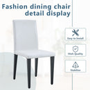 Versatile Dining Chairs With Comfortable Design And Metal Legs