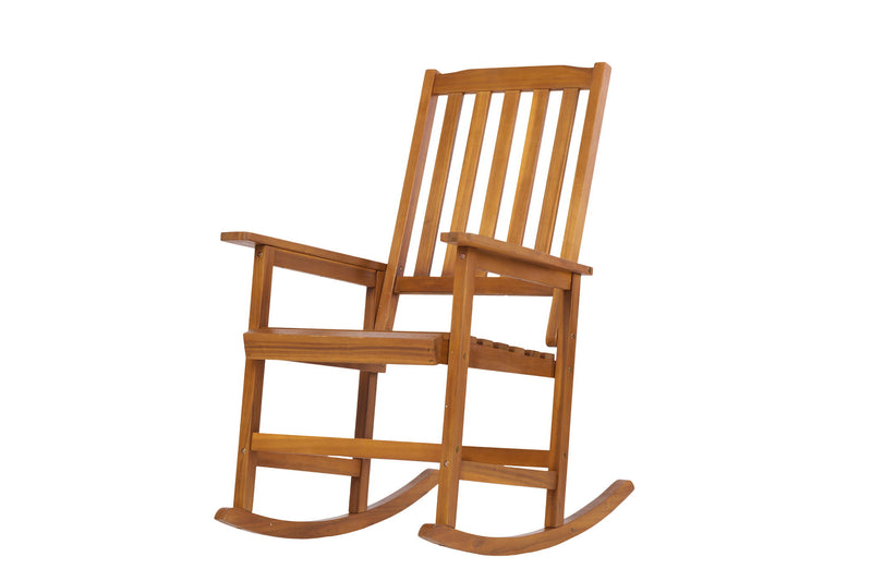 Acacia Indoor Rocking Chair, Outdoor Solid Patio Furniture